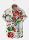 Men's Christmas Funny Graphic Short Sleeve Hawaiian Shirt